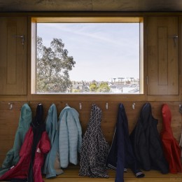 Showing coats and window view