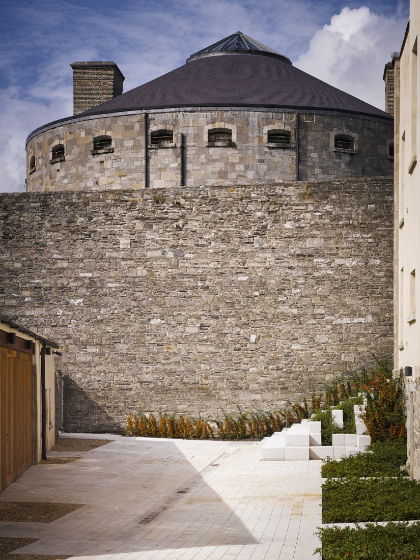 Exterior view of courtyard showing Kilmaiham Gaol
